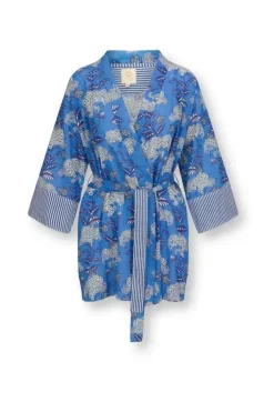 Pip Studio Kimono Flora Firenze Kobalt Blauw Discount