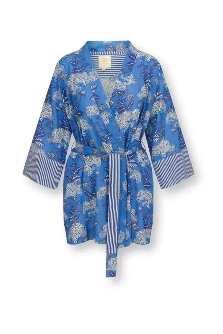 Pip Studio Kimono Flora Firenze Kobalt Blauw Discount