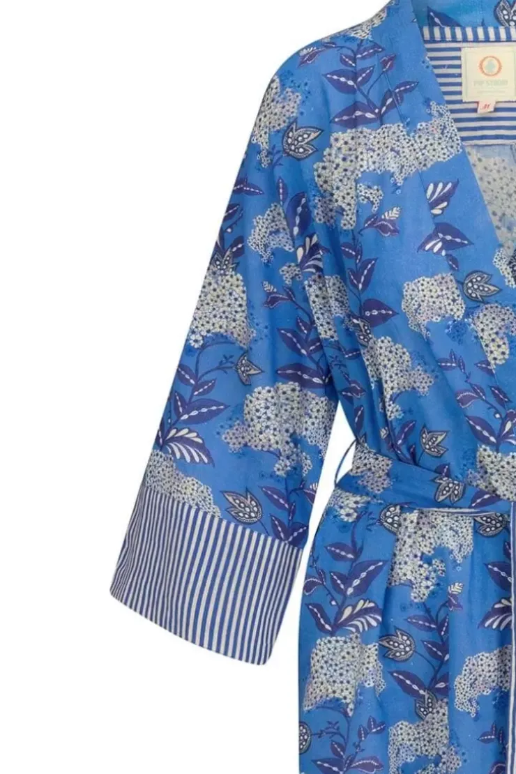 Pip Studio Kimono Flora Firenze Kobalt Blauw Discount