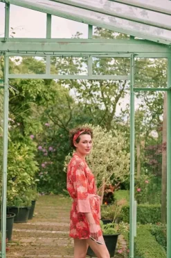 Pip Studio Kimono Flora Firenze Koraal Rood Outlet