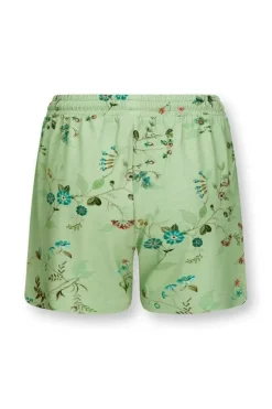 Pip Studio Korte Broek Kawai Flower Licht Groen Outlet