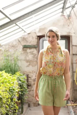 Pip Studio Korte Broek Sumo Stripe Groen Sale