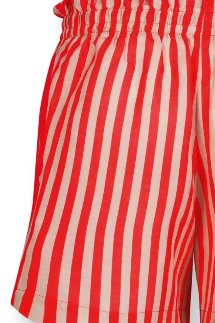 Pip Studio Korte Broek Sumo Stripe Rood Discount