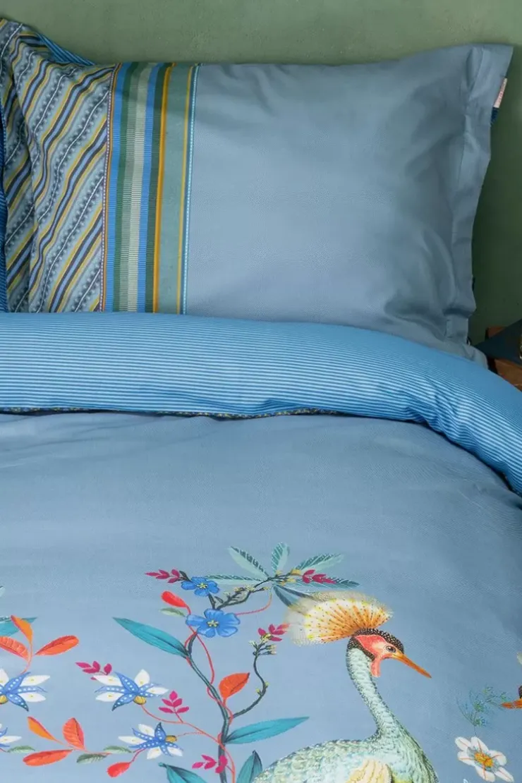 Pip Studio Kussensloop Flirting Birds Blauw Best