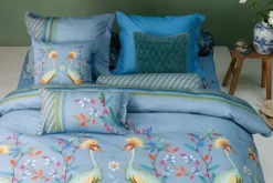 Pip Studio Kussensloop Flirting Birds Blauw Best