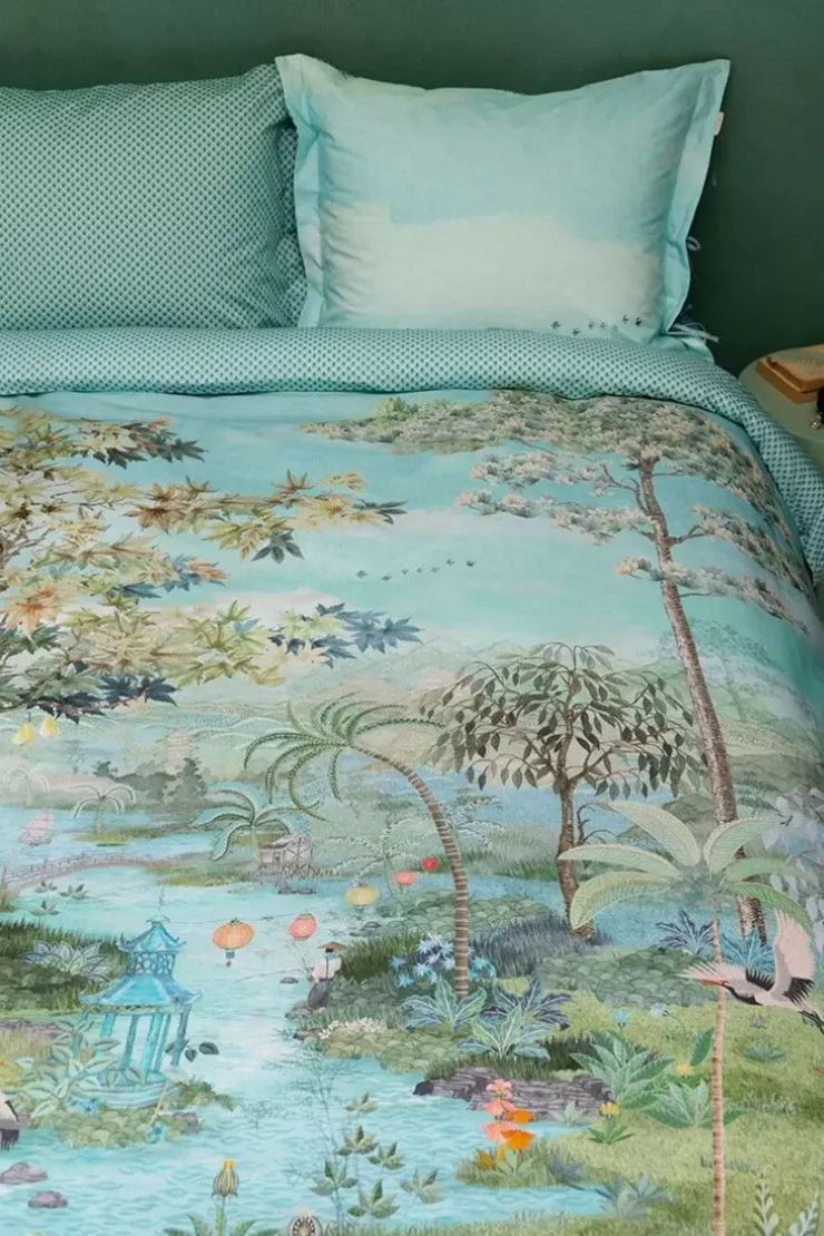 Pip Studio Kussensloop Paradise Groen New