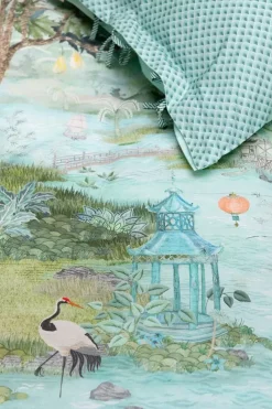 Pip Studio Kussensloop Paradise Groen New