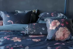 Pip Studio Kussensloop Tokyo Bouquet Donker Blauw Clearance