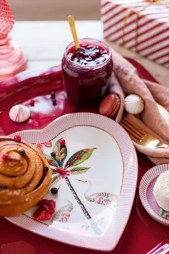 Pip Studio La Majorelle Set/2 Hartvormige Borden Roze Best