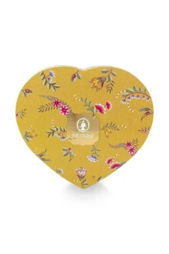 Pip Studio La Majorelle Set/2 Hartvormige Borden Geel Sale