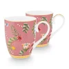 Pip Studio La Majorelle Set/2 Mokken Groot Roze