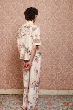 Pip Studio Lange Broek Cece Fiore Wit Clearance