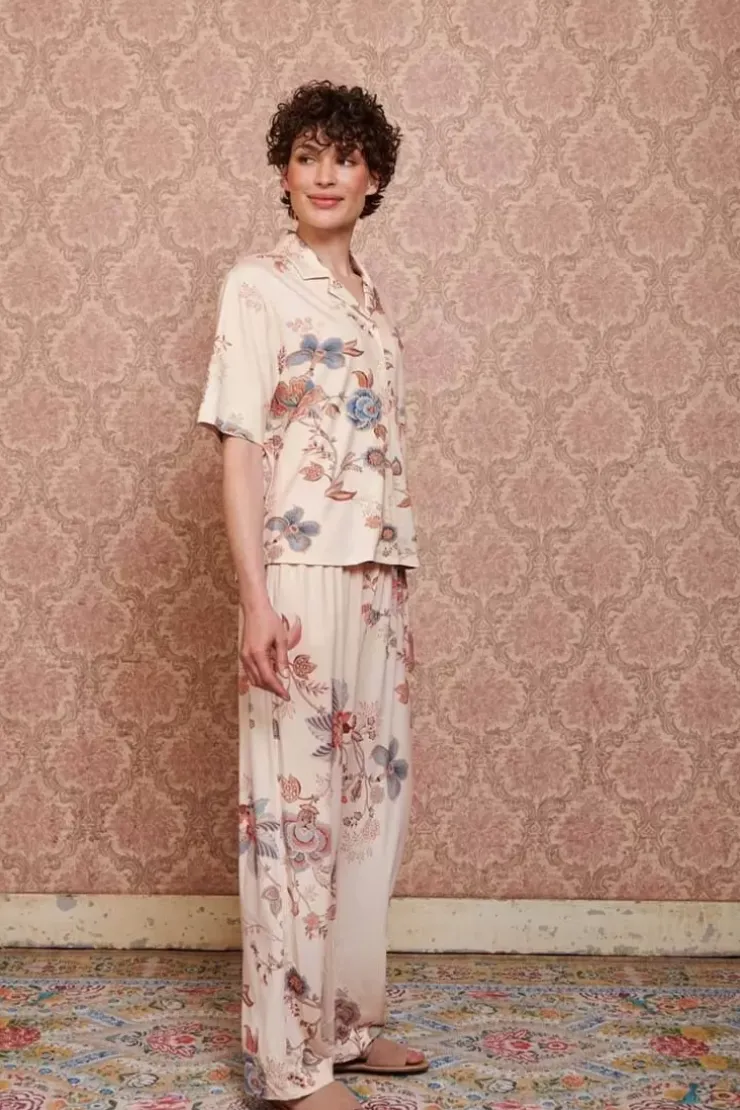 Pip Studio Lange Broek Cece Fiore Wit Clearance