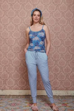 Pip Studio Lange Broek Little Sumo Stripe Kobalt Blauw Hot