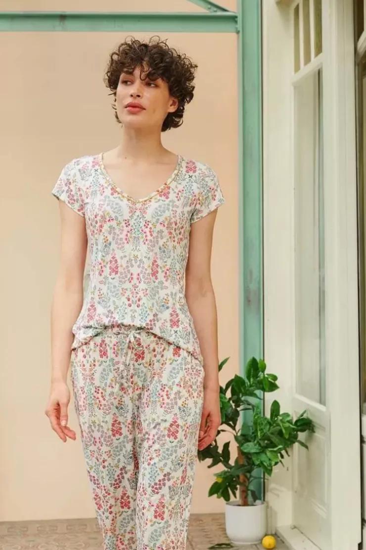 Pip Studio Lange Broek Primavera Wit Online