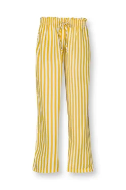 Pip Studio Lange Broek Sumo Stripe Geel