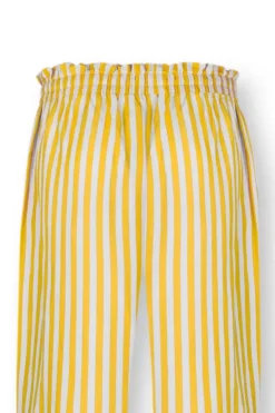 Pip Studio Lange Broek Sumo Stripe Geel