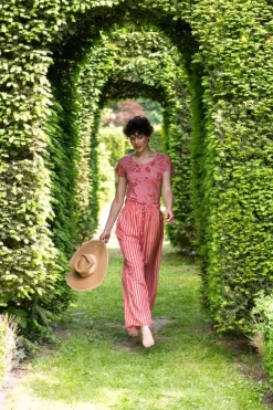 Pip Studio Lange Broek Sumo Stripe Rood Best