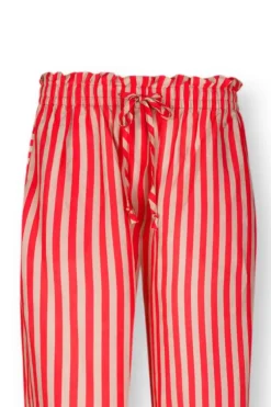 Pip Studio Lange Broek Sumo Stripe Rood Best