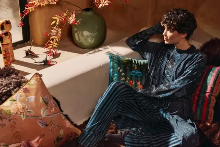 Pip Studio Lange Broek Sumo Stripe Donker Blauw Best