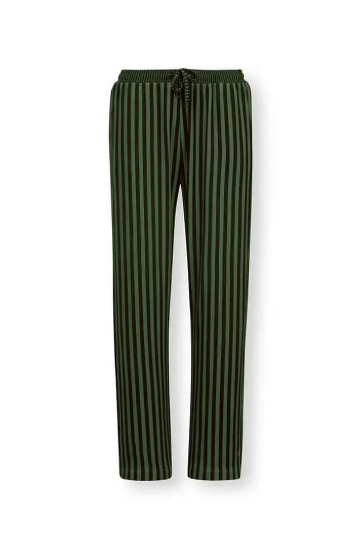 Pip Studio Lange Broek Sumo Stripe Donker Groen Sale