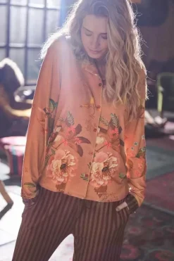 Pip Studio Lange Broek Sumo Stripe Terra Rood