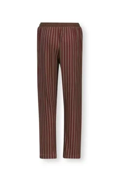 Pip Studio Lange Broek Sumo Stripe Terra Rood
