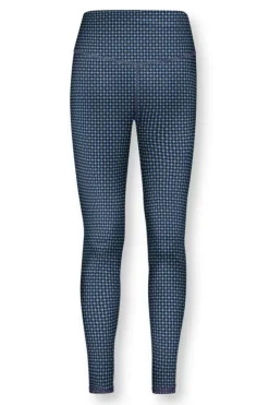 Pip Studio Lange Sportlegging Cross Stitch Blauw Sale
