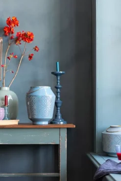 Pip Studio Lantaarn Geemailleerd Licht 22 Cm Blauw Clearance