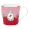 Pip Studio Love Birds Mok Groot Rood/Roze Clearance
