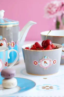 Pip Studio Love Birds Theepot Medium Blauw/Khaki Multi Discount