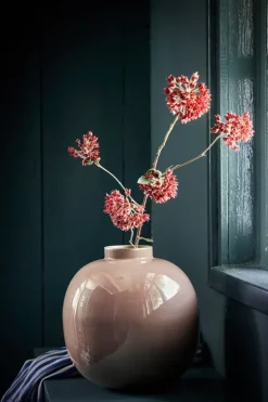 Pip Studio Metalen Vaas Bruin 23Cm Khaki Clearance