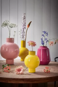 Pip Studio Metalen Vaas 42Cm Roze Outlet