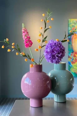 Pip Studio Metalen Vaas 42Cm Roze Outlet