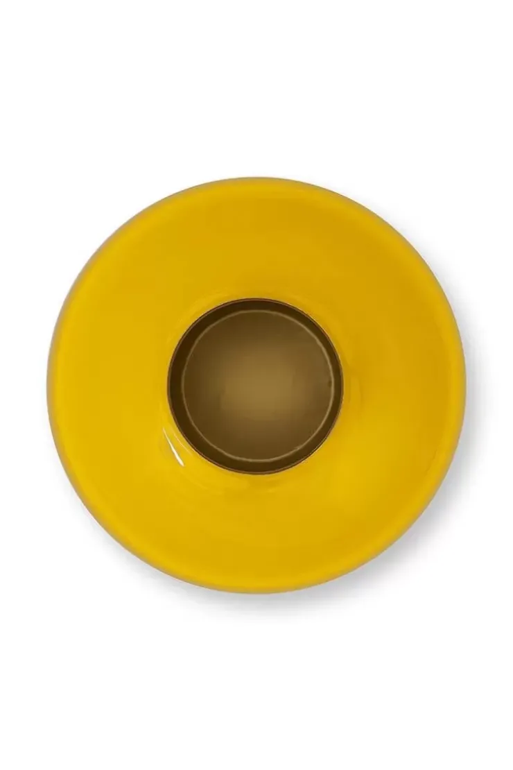 Pip Studio Metalen Vaas 32Cm Geel Online