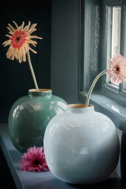 Pip Studio Metalen Vaas Donker 23 Cm Groen Online