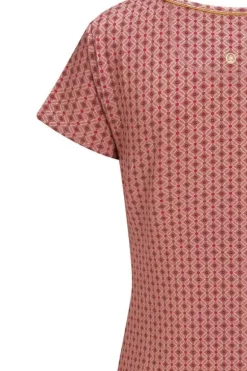 Pip Studio Nachthemd Korte Mouw Tegola Roze Clearance