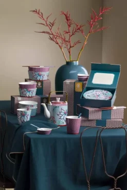 Pip Studio Oriental Flower Festival Theepot Medium Blauw Clearance