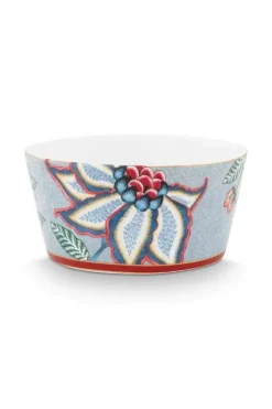 Pip Studio Oriental Flower Festival Set/4 Kommen 12Cm Blauw Discount