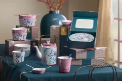 Pip Studio Oriental Flower Festival Set/4 Kommen 12Cm Blauw Discount