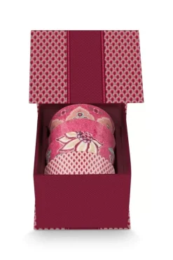 Pip Studio Oriental Flower Festival Set/4 Kommen Donker 12Cm Roze