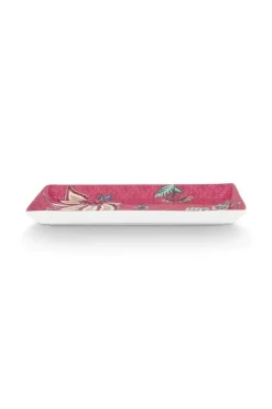 Pip Studio Oriental Flower Festival Set/6 Sushi Donker Roze