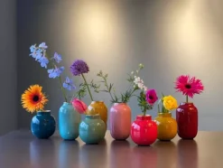 Pip Studio Ovale Mini Vaas Red 14 Cm Best