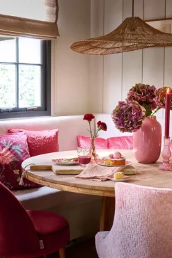 Pip Studio Ovale Vaas Metaal Oud 30 Cm Roze Clearance