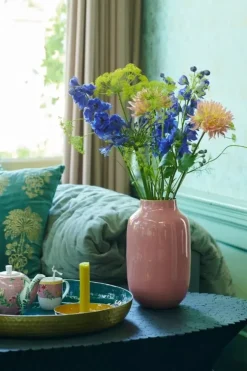 Pip Studio Ovale Vaas Metaal Oud 30 Cm Roze Clearance