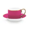 Pip Studio Pip Chique Espresso Kop & Schotel Roze Clearance