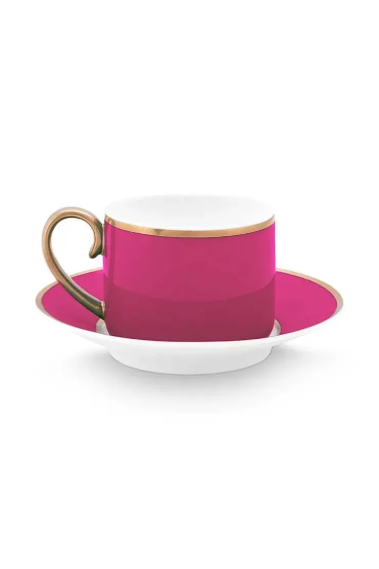 Pip Studio Pip Chique Espresso Kop & Schotel Roze Clearance