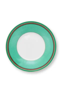 Pip Studio Pip Chique Stripes Cappuccino Kop & Schotel Roze/Groen Clearance