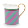 Pip Studio Pip Chique Stripes Kan Klein Roze/Groen Outlet