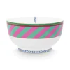 Pip Studio Pip Chique Stripes Kom Roze/Groen 20.5Cm Sale
